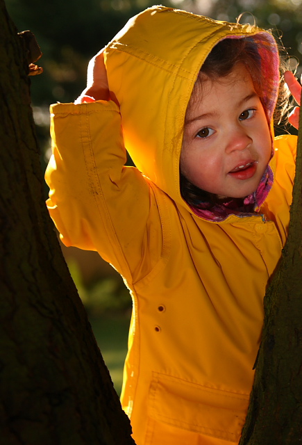 Toddler in Yellow