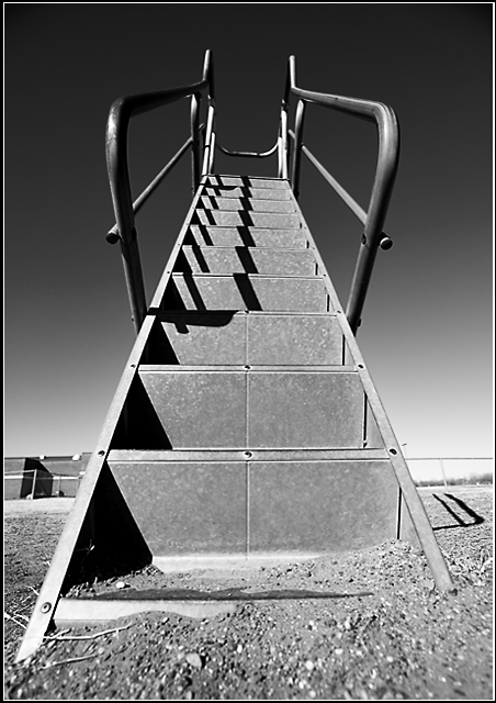 Childhood Memories: The Intimidating Climb of the Slide