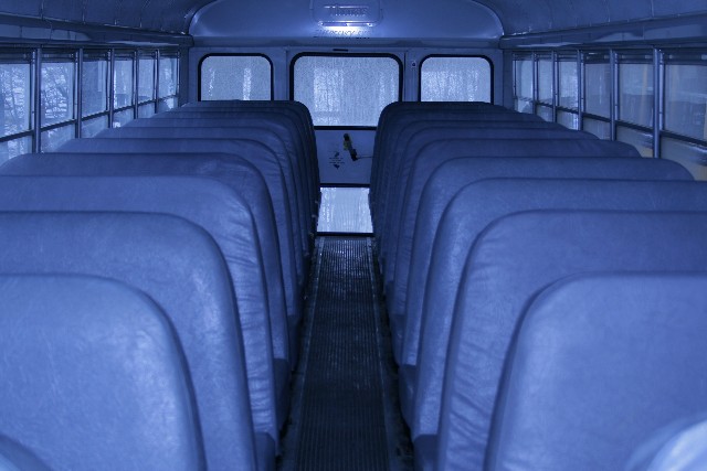 School bus without children