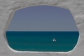 Simplicity or Huge sea/small boat (framed)