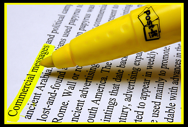 Impulsive highlighting