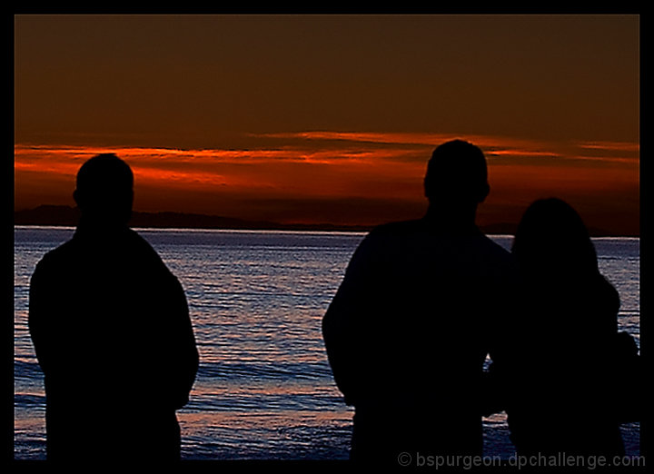 Sunset over Catalina Island, Laguna Beach