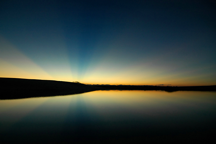 Dune Lake Sunset