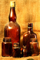 Bottles and Burlap