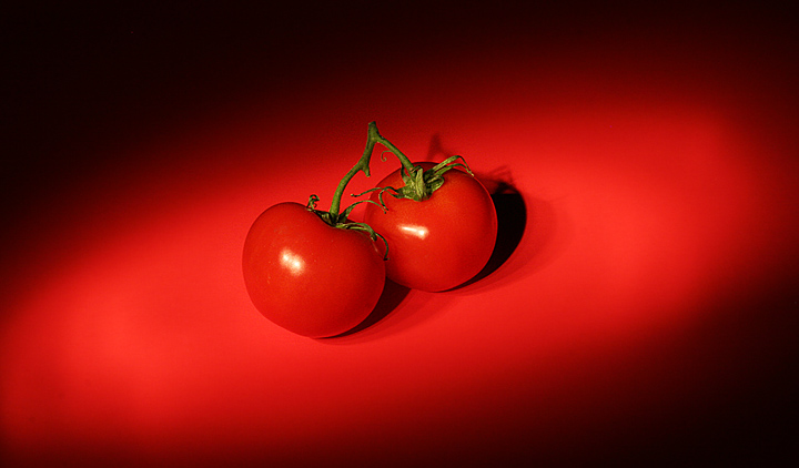 Tomatoes on Red