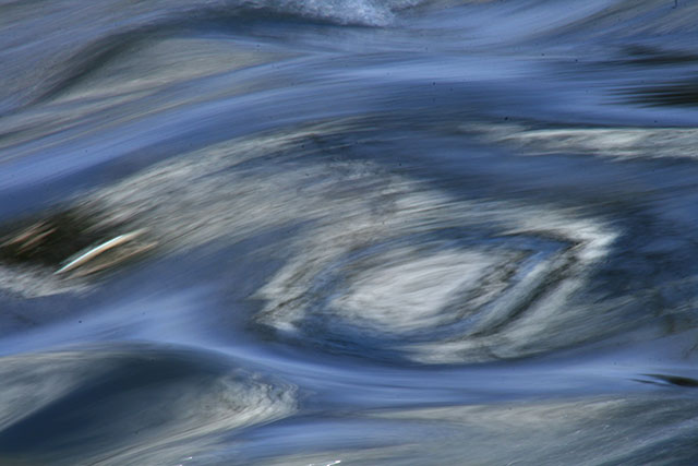 Blue Sky Reflected in a River
