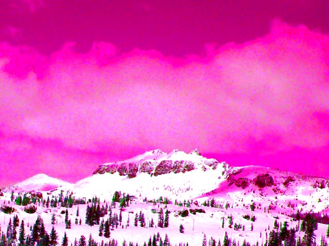 Castle Peak in Pink