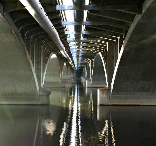 Under the bridge