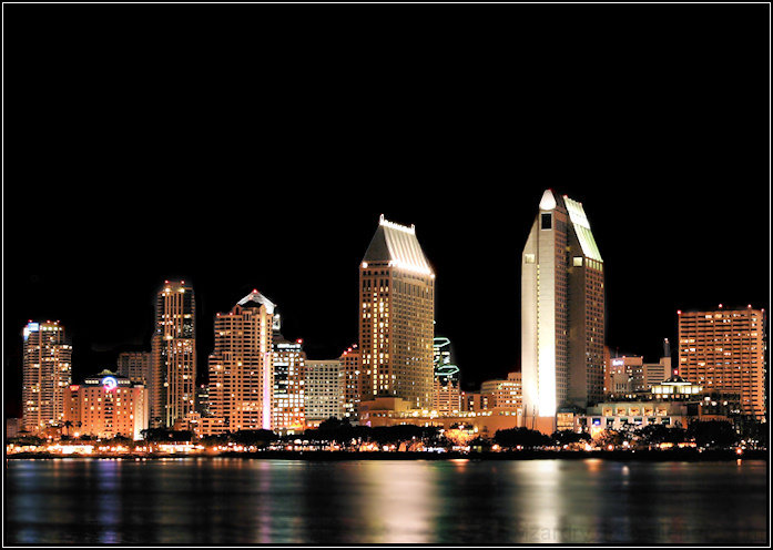 San Diego at Night