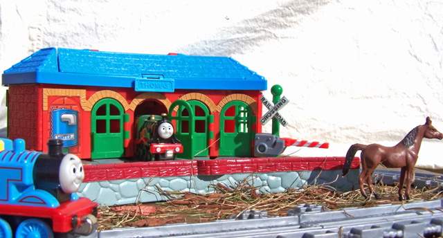 trainyard in toyville