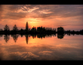 Tramonto Nell'Acqua