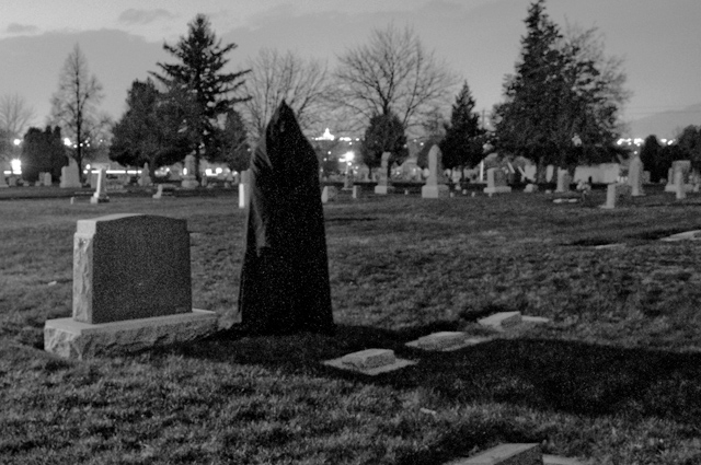Ghost in Cemetery