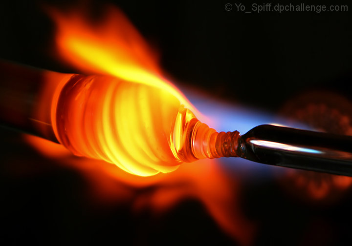 Hot glass