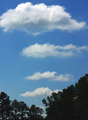 Leveled Even Clouds Descending Funnel