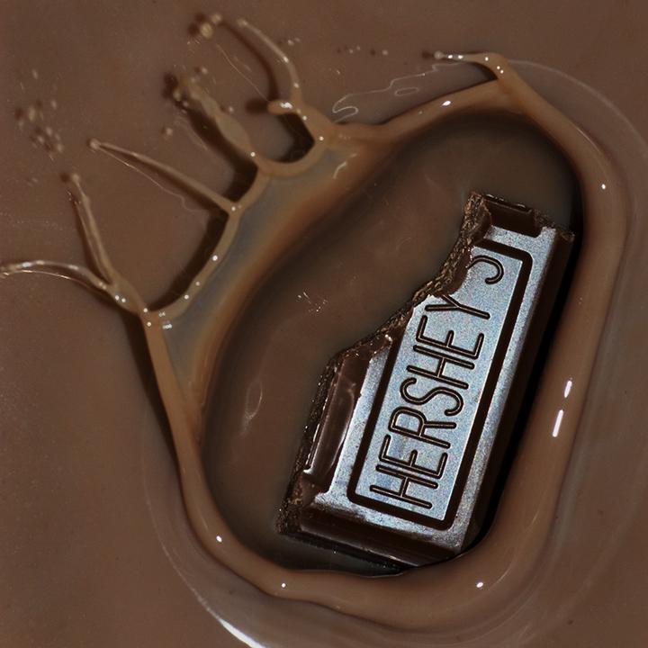 Bitten Chocolate Drop