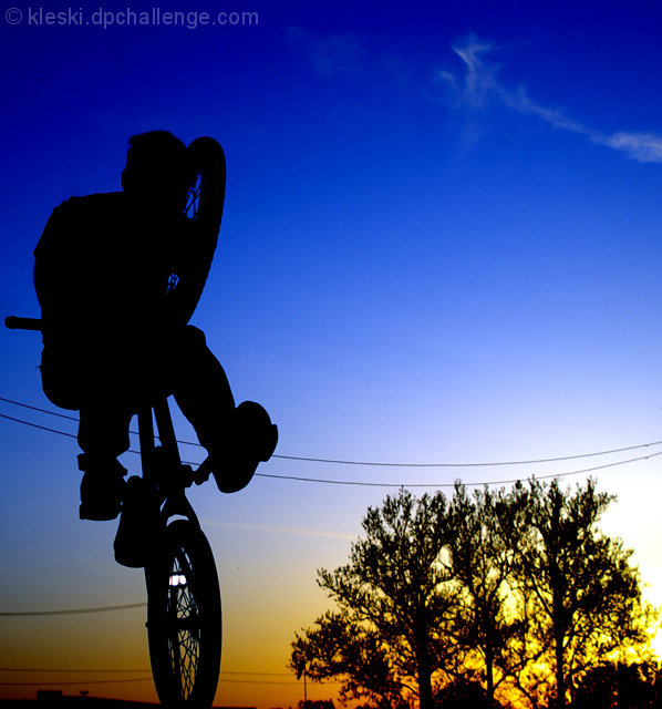 Sunset "Suicide" at the Skate Park