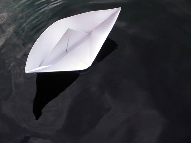 Paper boat…