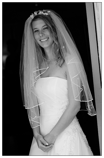 Her last few minutes as a single woman