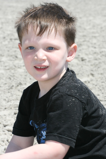 Summer days beach portrait