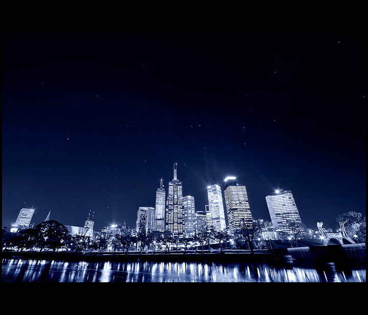 Starry, Starry Night...Paint Your Palette Blue and Grey