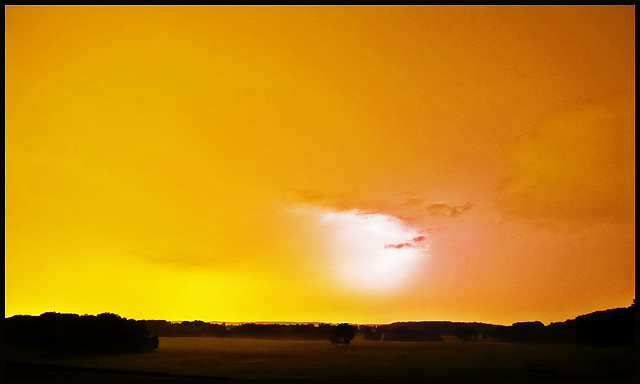 An Evening Storm Passes