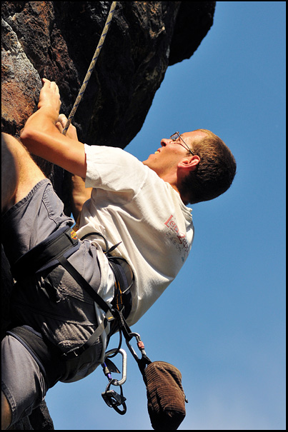 Making the Move.  Conquering the Rock.
