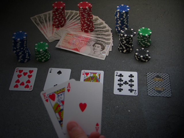 "All in!" Greed