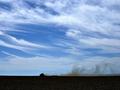 Small tractor, big sky