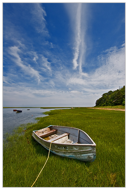 Beached Skiff, Tidal Marsh