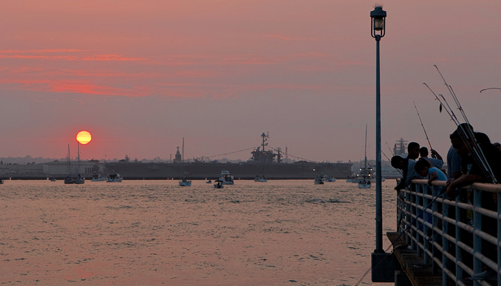Sunset in the Bay