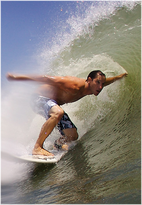 Hurricane Bertha.  S-Turns, Rodanthe, NC