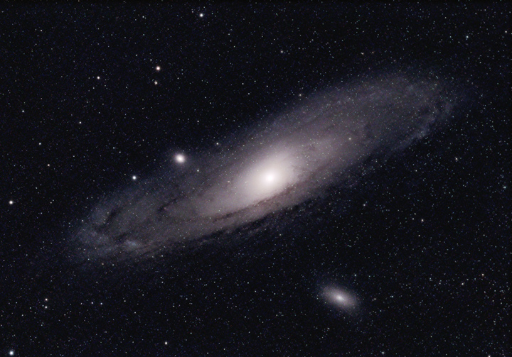 The enormous spiral galaxy in Andromeda (M31)