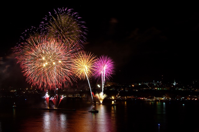 Landscape with a touch (or Quebec City is 400 years old celebration)