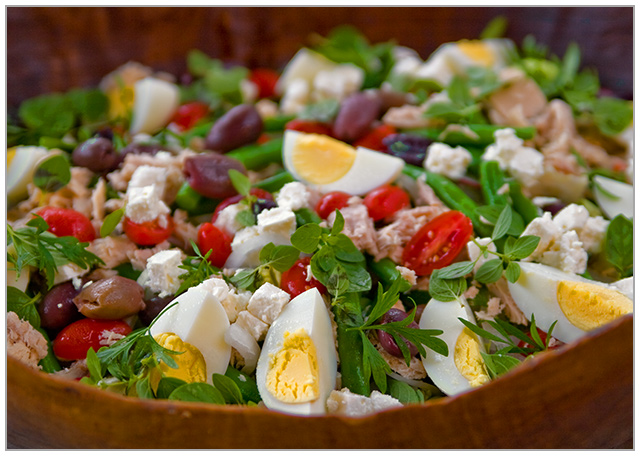 Nicoise-Style Summer Salad with Fresh Herbs