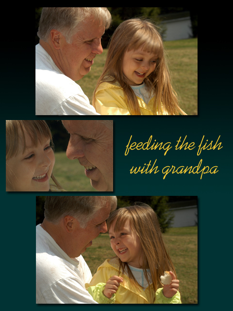 Feeding the Fish With Grandpa