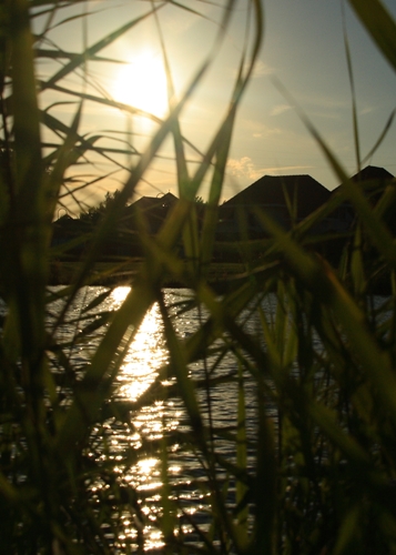 an evening at the lake