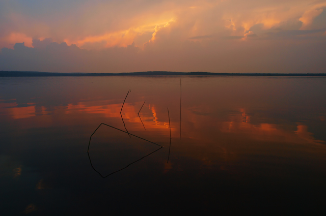 On the shores of Worden's Pond