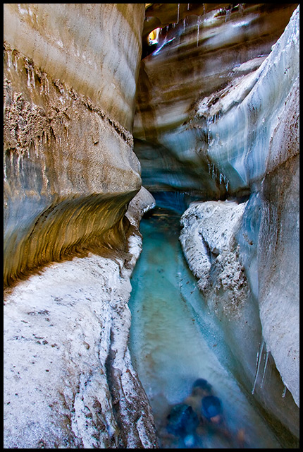 Through the Ice Canyon