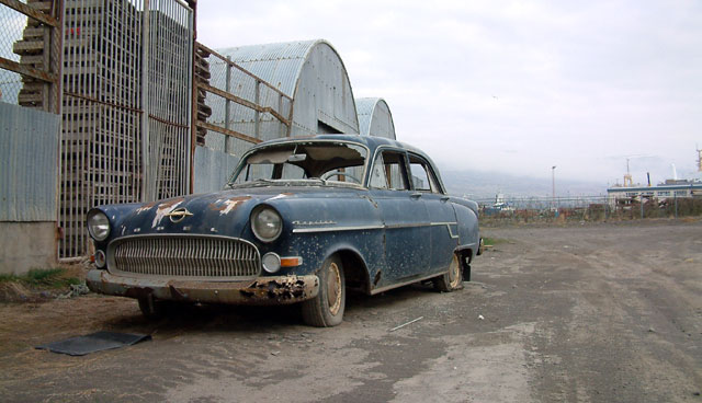 Old and exhausted car