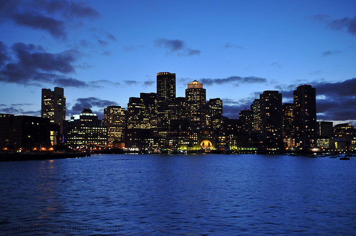 Boston Harbor Skyline