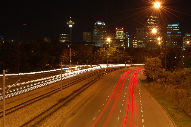 Memorial Drive at Night