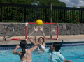 Play  water polo