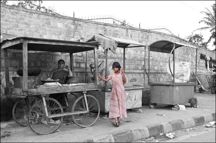 Suburb-girl of Bangalore, India