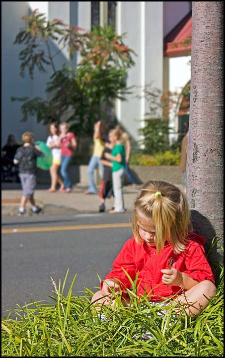 Pensive on Main Street