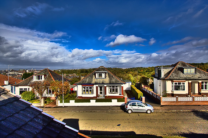 Car in the Suburbs