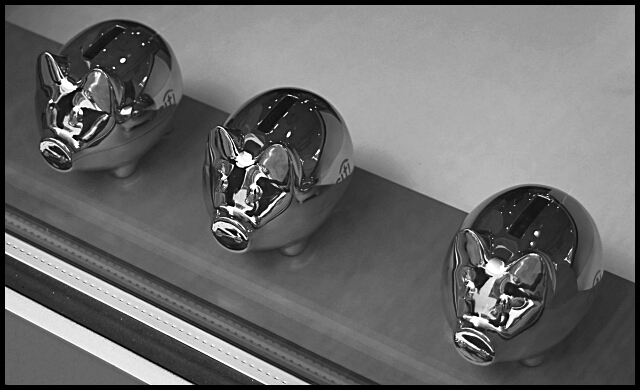 Solid Silver Piggy Banks