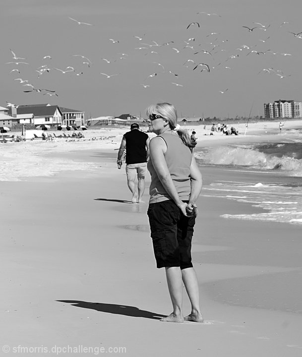 Stroll on the beach