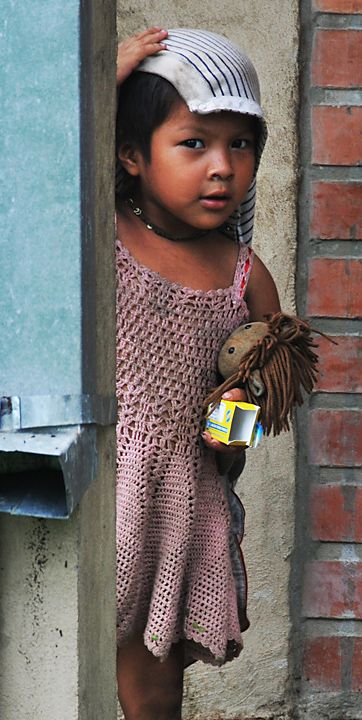 Abandoned Yuqui Indian Child--Cochabamba, Bolivia