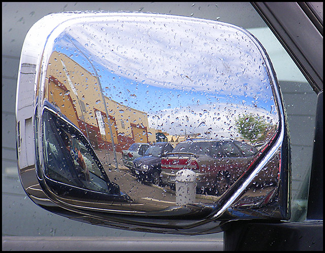  Backside of an Auto Mirror