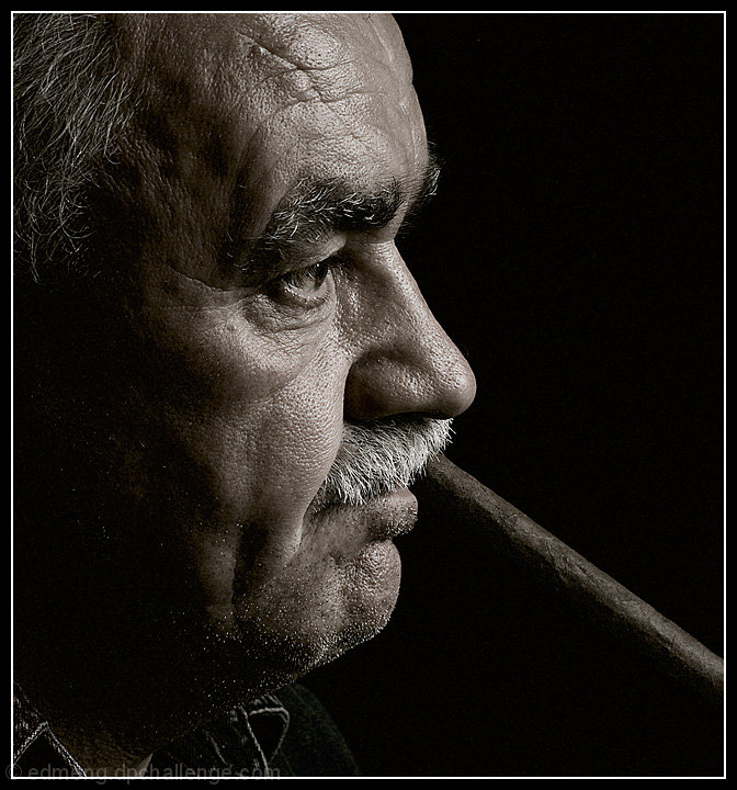 Man with cigar